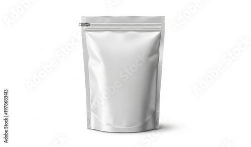 Stand Up Pouch Mockup Blank Flexible Packaging Vector Illustration