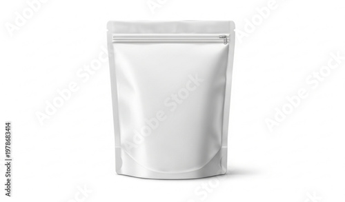 Stand Up Pouch Mockup Blank Flexible Packaging Vector Illustration