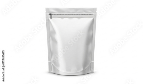 Stand Up Pouch Mockup Blank Flexible Packaging Vector Illustration