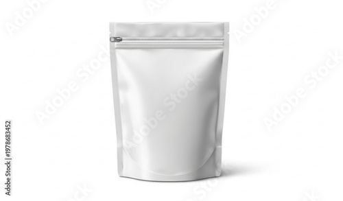 Stand Up Pouch Mockup Blank Flexible Packaging Vector Illustration