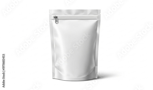 Stand Up Pouch Mockup Blank Flexible Packaging Vector Illustration