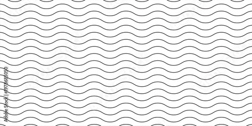 Waves line set. Wave ornament pattern. Set of wavy zigzag lines. Wave thin line background. Vector zigzag and wavy horizontal underline. Vector