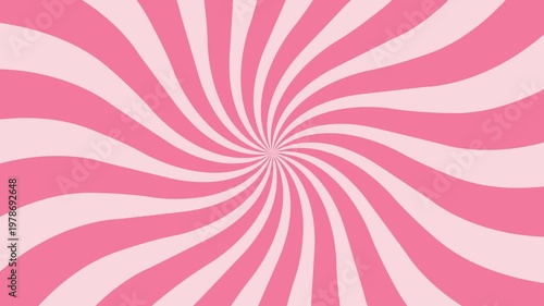 Pink spiral background animation abstract swirl, retro vortex, hypnotic motion loop
