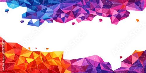 Vibrant mosaic abstract art with stunning geometric shapes and rich colors creates a captivating visual display, perfect for use as a striking background or design element.