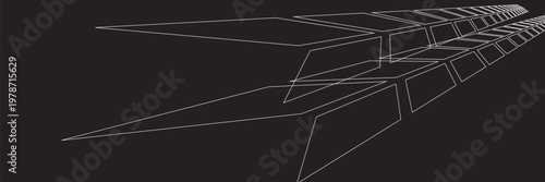 Tire tracks. Abstract wheel braking distance, tread silhouette brush. Isolated vector strip of cars or motorbikes. Vehicle tires, rubber road track, vector