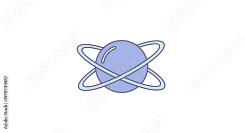 Simple illustration of a planet.