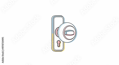 Door Lock Hardware Security Device.