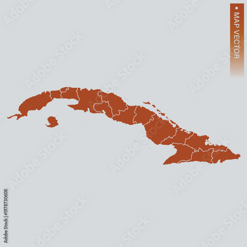 Fényképezés Cuba map