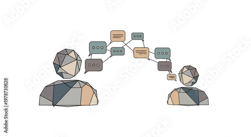 Communication flow between two people