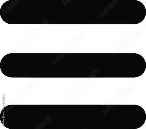 Free Download Hamburger Menu Navigation Icon for Digital User Interface Design - GFXLoad