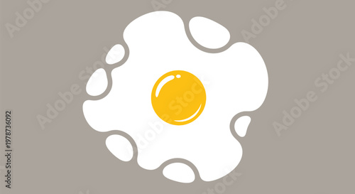Fried Egg Vector Illustration
