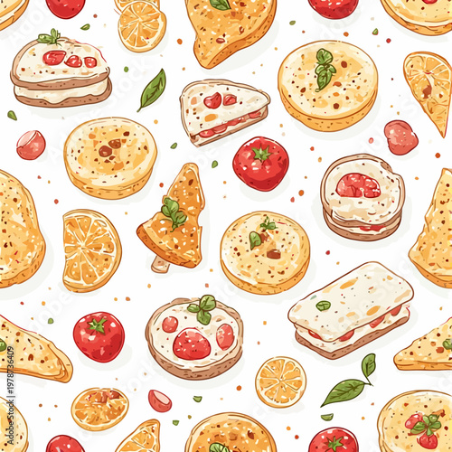 Food Pattern Design Very Cool