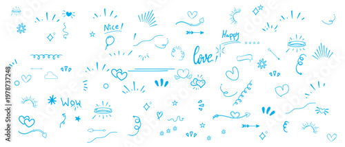 hand drawn ornament, element icon set, hand drawn arrow, star, flower love, scroll, swirl, heart sketch icon set, hand drawn font, background design vector