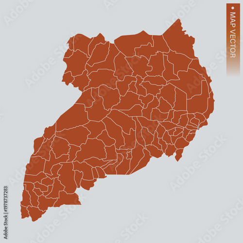 Uganda map