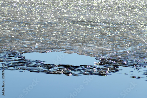 Ice Pattern on Lake