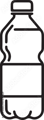 Simple conceptual empty placeholder illustration on clean background