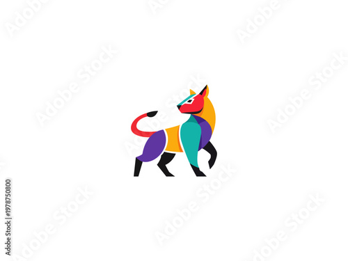 Dog logo vector illustration design,dog silhouette