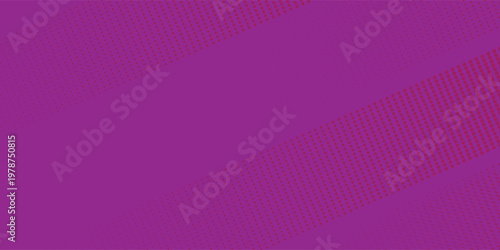 Abstract Deep Purple Diagonal Halftone Pattern Background