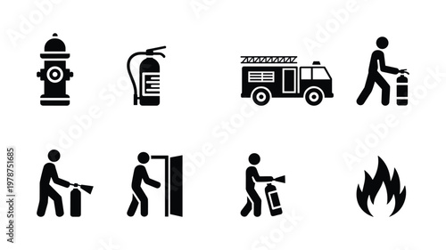 Keywords black silhouette of a person driving a car a bus a bicycle and walking