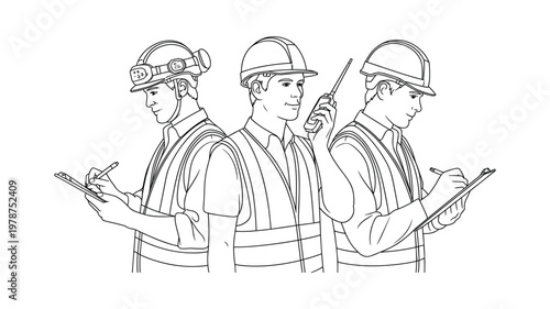 Three business professionals in suits sitting at a table with papers and a pen keywords glasses