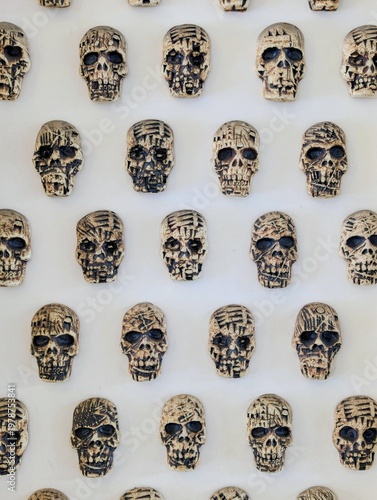Tableau sur toile Muro de calaveras