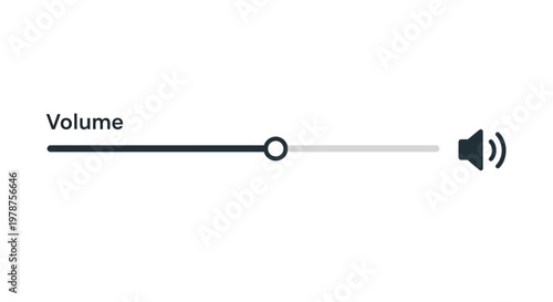 Sound Volume Control Button Icon.