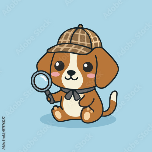 Adorable little yellow duckling character splashing happily in a tiny blue puddle, rendered in a charming cartoon vector illustration style, perfect for digital projects and playful designs