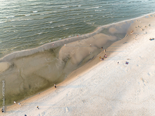 Konstfotografi Łeba. Baltic sea.