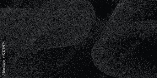 Modern dark texture with soft, flowing forms, versatile background for digital or print media, clean minimal composition, background illustration