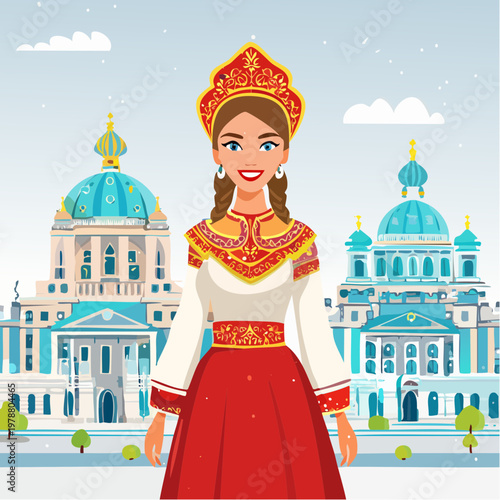 Modern interpretierte Tracht