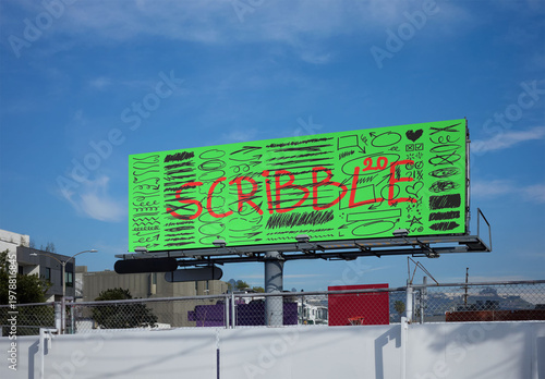 Billboard Mockup in Los Angeles, USA