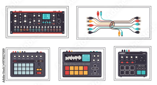 Electronic music production controller equipment.