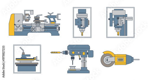 Drill press machine tools equipment.