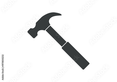 Martillo de orejas metálico con mango ergonómico negro