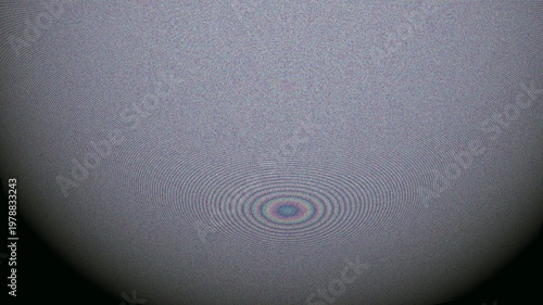 Schilderij op canvas Moiré pattern, screen interference background, concentric circles, digital noise