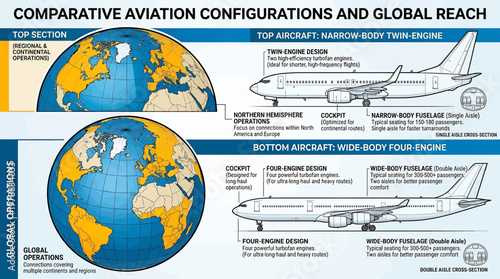 Global map illustrating world population growth and distribution trends by region