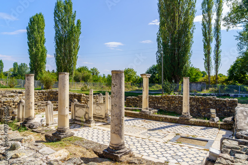 Ruins of the ancient roman city Heraclea Lyncestis
