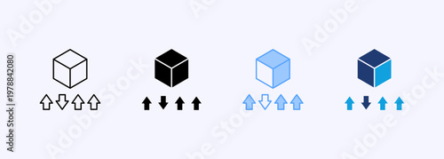 Differentiation Icon Set Multistyle Various Collection Element For Design
