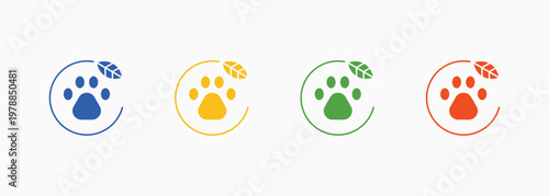 Wildlife Icon Set Color Multiple Style Collection Element For Design