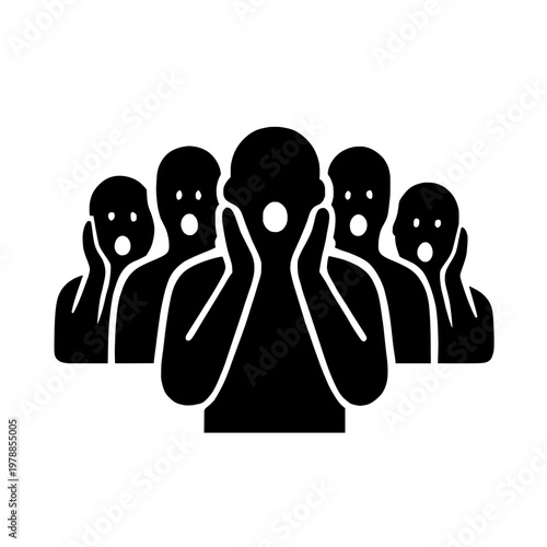 Empty space with nothing on transparent background silhouette