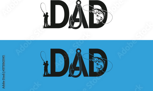 Dad silhouette a heartfelt tribute to fatherhood and family bonds