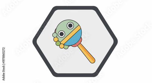 Colorful toy musical instrument for kids.