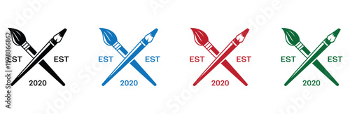election day 2020 voting concept with colorful ballot boxes and checkmarks