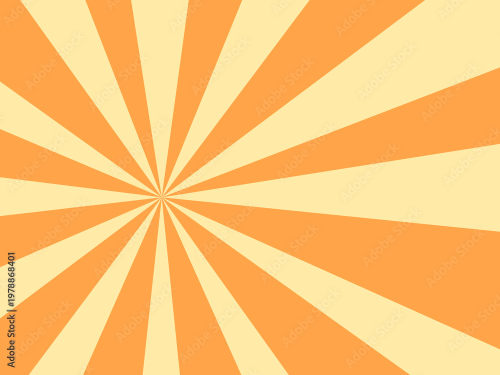 Obraz premium Retro Sunburst Ray Pattern Dynamic Light Background