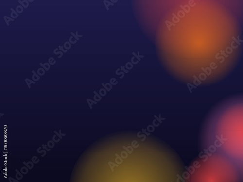 Luminous Gradient Circles Smooth Dark Background