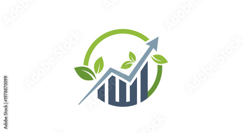 Eco-friendly growth and sustainable development concept.