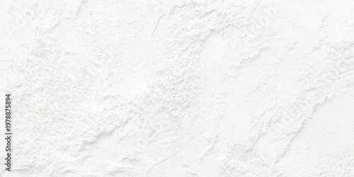 White textured plaster wall background with abstract brush stroke patterns, minimalist stucco surface for design decor