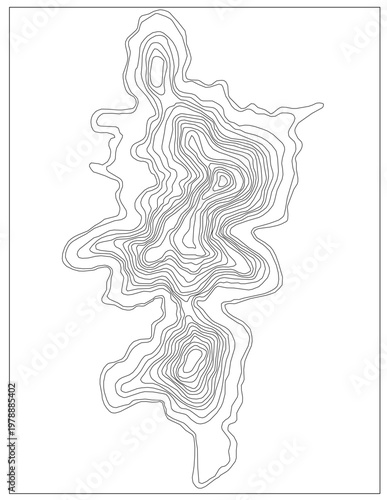 Background of curved lines