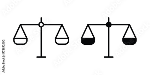 Ethics icon Outline Style. Vector Illustration in flat For Graphic Design