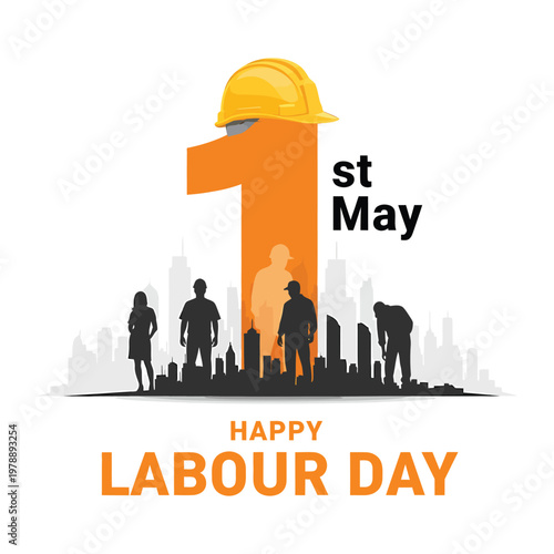 Happy labour day celebrating workers and the spirit of may 1st